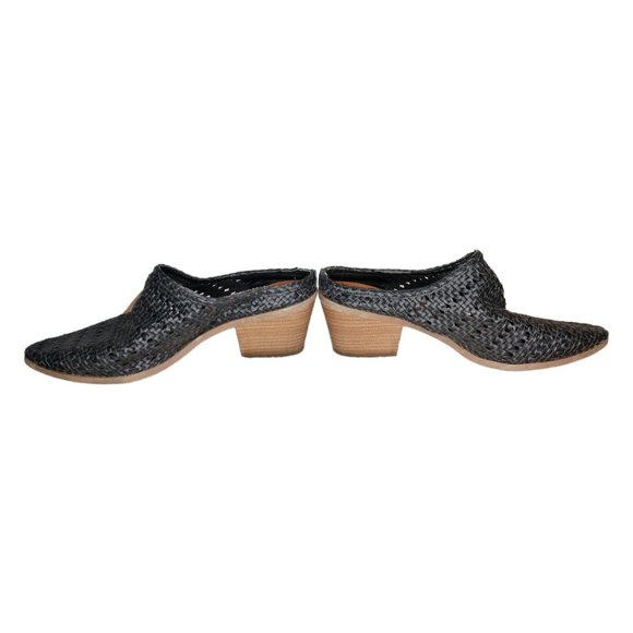 Vegan Leather Woven Mules Size 9 - Picture 7 of 9